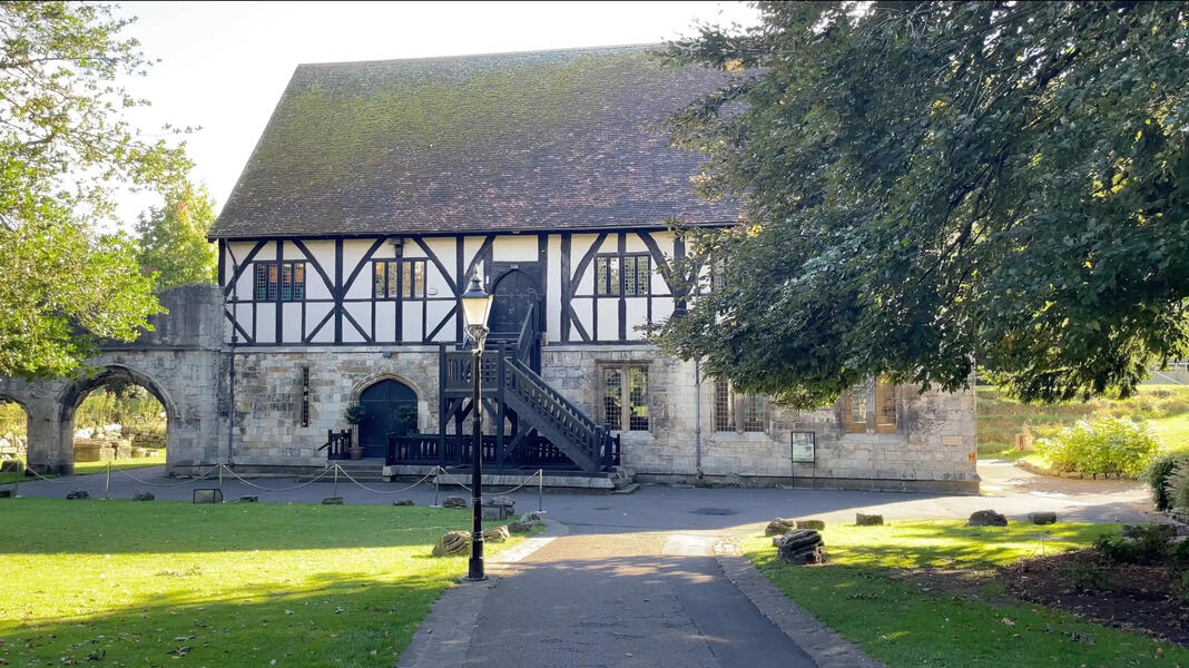 The Hospitium in the Yorkshire Museum Gardens